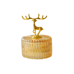 المنتجات الأكثر مبيعًا في الهالوين برطمان زجاجي وردي دائري سفلي فارغ مع غطاء وصناديق - Product Image 6