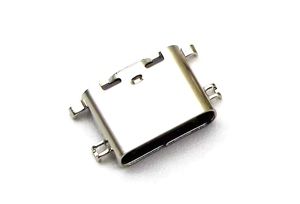 Conector USB Tipo C PCB Hembra de Cuatro Patas Empotrado en Placa, Acero Inoxidable 1.6, Protección Contra Fugas de Cobre, 16P 3A 600V - Product Image 3