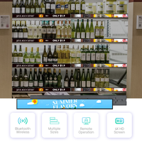 Nouvel arrivage Écran LCD transparent Android intérieur bord d'étagère numérique écran tactile publicitaire ultra fin écran LCD
