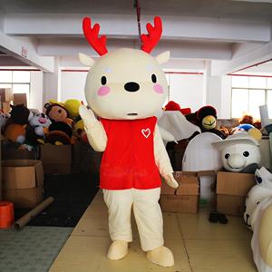 कस्टम हिरण कार्टून शुभंकर पोशाक खेल प्रदर्शन क्लब ब्रांडिंग और स्वयंसेवक पार्टी - Product Image 5