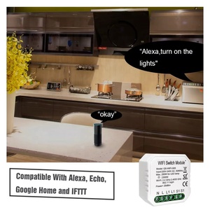 Modulo Interruttore Relè WiFi Smart Home Tuya a 4 Canali, Controllo Remoto Wireless tramite App, Controller per Illuminazione a Parete, Mini Interruttore Automatico Universale - Product Image 3