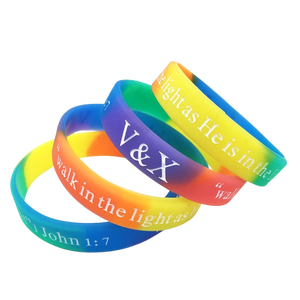 Braccialetti in Silicone riutilizzabili da indossare ogni giorno | Bande di messaggi stampati - Product Image 6