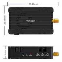 Émetteur vidéo FPV Foxeer Reaper Infinity 5W 4.9-6GHz 80CH haute puissance avec ventilateur de refroidissement pour drones RC longue portée, en plastique, directement de l'usine