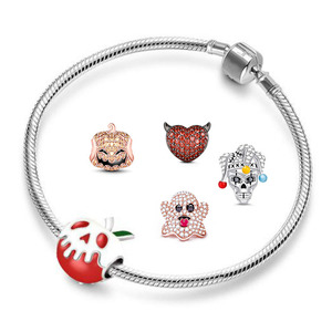 Nuovo arrivo bracciale personalizzato OEM/ODM bead 925 argento Sterling bead Infinity Charms - Product Image 6