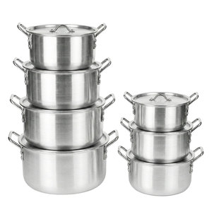 <span class=keywords><strong>Set</strong></span> di Pentole in Alluminio E-TOP 14 Pezzi, Alta Distribuzione del Calore, Pentole per Zuppe di Grande Capacità, <span class=keywords><strong>Set</strong></span> di Pentole all'Ingrosso - Product Image 1