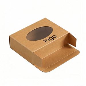 Cross-Border Kraft <b>Paper</b> Aircraft Box Handmade Soap Window Box Hollow <b>Paper</b> Box White Card Black Card Mini Ornaments Wholesale - Product Image 2