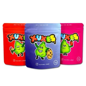 Gratis Monsters Geur Proof Soft Touch 1 Gram 3.5 Gram 14G 1 Ounce Lb Ontwerp Geur Snoep Op Maat Bedrukt Mylar Zakken Mylar Zakken