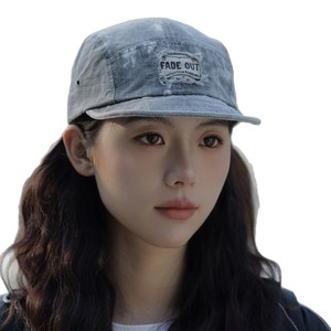 Fade Out Five Piece <b>Baseball</b> <b>Cap</b> Pink Washed Denim Unisex Casual Hat - Product Image 5