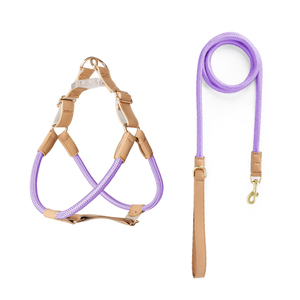 Nylon Hondentuig En Leiband Set Verstelbare Gepersonaliseerde Voorraad Groothandel Luxe Gerecycled Katoen Huisdier Touw Accessoires - Product Image 2
