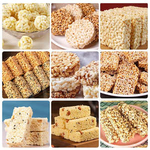 HNOC, máquina automática para hacer pasteles de caramelo de arroz inflado, máquina para tratar arroz Krispie, línea de producción de barras de cereales y proteínas - Product Image 6