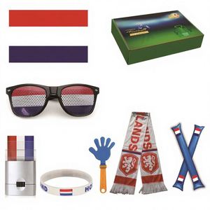 2026 USA Canada Mexique Argentine Football pour les fans : Ensemble drapeaux imprimés numériquement en tissu polyester, lunettes et claquettes (mains applaudissantes) pour enfants et adultes - Product Image 2