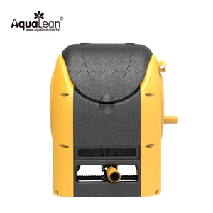 Enrouleur de tuyau mobile compact en plastique, enroulable, 30 m, anti-UV, pour l'arrosage des pelouses et jardins extérieurs - Product Image 1