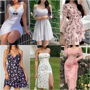 Vestidos Largos de Primavera 2025 para Mujer, Casuales, de Manga Larga, con Estampado Floral, Cuello Redondo, Estilo Bohemio, para la Playa o Fiestas - Product Image 3