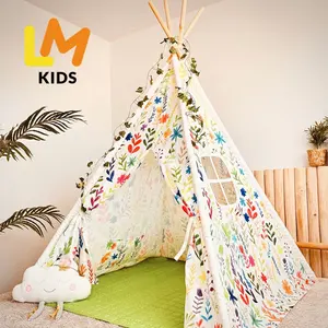 LM KIDSプレイグラウンド屋内プレイテントマット付きキッズプレイテントベッドテント幼児用