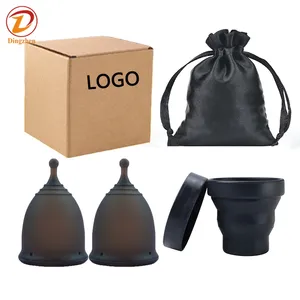 Hot Selling Silicone Lady Menstrual Cup Reusable Menstrual Cup Feminine Menstrual Cup Customize Package Private Logo