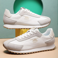 Chaussures de skate tendance pour hommes, baskets imprimées, chaussures plates tendance de style streetwear, chaussures en toile respirantes, mocassins décontractés, baskets