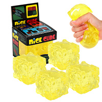 Jouet Squishy Amusant en Forme de Cube de Fromage à l'Huile de Coco, Anti-Stress, Relaxant, en Caoutchouc Souple à Presser, Unisexe, 14 Ans et Plus