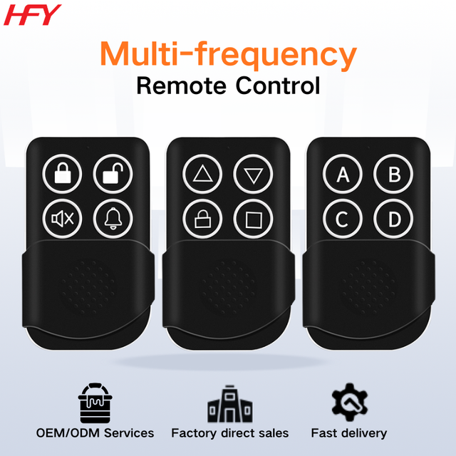 Universal Gate Remote Control Wireless RF Remote Control 300-915MHz Door Remote Control for Gate Opener