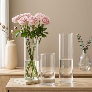 Vaso dritto in <span class=keywords><strong>vetro</strong></span> per ravanelli verdi, idroponico, ornamento per acquario, giardinaggio ecologico, fioriera - Product Image 5