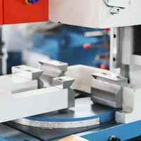 Machine de découpe de métal en acier inoxydable 350, machine de découpe d'angle à 45 et 90 degrés pour tuyaux en acier