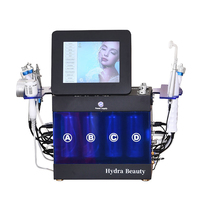 Salon de beauté portable 14 en 1, machine de beauté Hydra, microdermabrasion, machine de soin du visage hydro