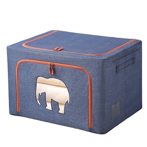Wholesale customization collapsible storage box steel frame storage boxes for clothes