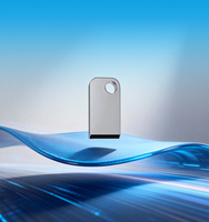 Offre Spéciale Clé USB 2.0 Argentée 2 Go Garantie 2 Ans Haute Vitesse Légère Cadeaux d'Entreprise Promotions Boîte Cadeau Personnalisée