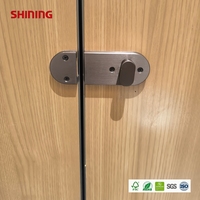 Cloisons de toilettes publiques durables en panneaux HPL ignifuges et imperméables pour écoles, hôtels, hôpitaux, aéroports et centres commerciaux