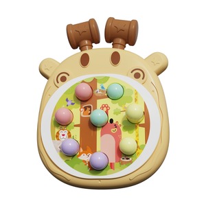 Jouet en plastique girafe Whack-A-Mole pour enfants, jeu de bureau interactif parent-enfant pour l'éveil et l'éveil mental des bébés - Product Image 5