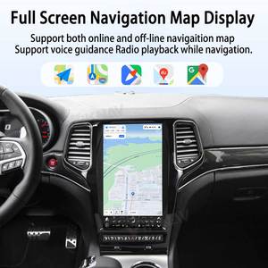 Qualcomm Android 13.6 Inch Touch Screen CarPlay GPS Navigation Car Radio Fit for Jeep Grand Cherokee 2014-2022 Multimedia <b>Player</b> - Product Image 5
