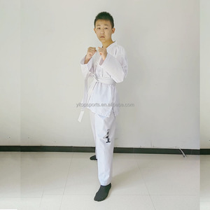 Uniformes de Artes Marciales de Alta Calidad con Logo Personalizado <span class=keywords><strong>Taekwondo</strong></span> <span class=keywords><strong>Dobok</strong></span> ITF - Product Image 3