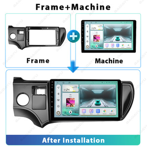 9 inch IPS đài phát thanh xe hơi GPS Stereo Wifi/BT USB khuếch đại 1 gương Liên kết màn hình cảm ứng Carplay 1 năm cho TOYOTA Aqua 2012-2014 - Product Image 2