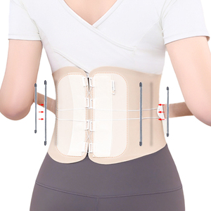 Supporto Lombare Sportivo Ultra Sottile Regolabile a Doppia Trazione, Cintura di Supporto per Schiena e <span class=keywords><strong>Vita</strong></span>, Leggera e Traspirante con Logo - Product Image 1