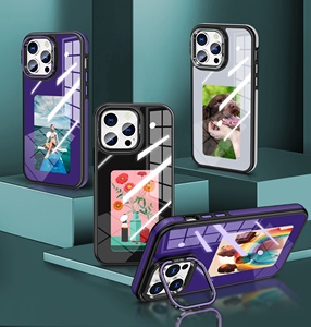 Quà Tặng Mới Lạ Hiển Thị Tự Làm Hình Ảnh Trường Hợp NFC E Ink Màn Hình Hiển Thị Điện Thoại Thông Minh Trường Hợp Đối Với iPhone 16 15 14 13 Pro Max - Product Image 6
