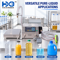 Machine de remplissage semi-automatique L35 avec pesage pour eau, jus, huile de cuisson, savon liquide et produits nettoyants ménagers