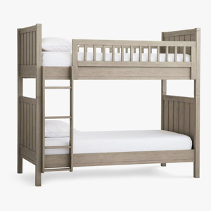 Cama litera infantil multifuncional de madera con diseño de muebles ocultos, escaleras, escritorio para computadora y almacenamiento. - Product Image 1