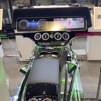 Vente flash Kit de mise à niveau de l'intérieur de luxe Classe S W221 Écran LCD Lumière d'ambiance Planche en bois de pêche pour Mercedes Benz Classe S W221
