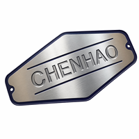 Plaque signalétique métallique de haute qualité résistante à la corrosion, gravée sur mesure avec logo de marque, étiquette métallique pour meubles et machines