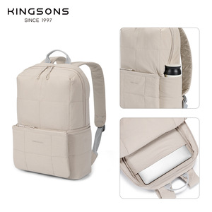 Kingsons Women's <b>Backpack</b> 15 Inches <b>Lightweight</b> Water Resistant Nylon College Student Daily Use - Product Image 4