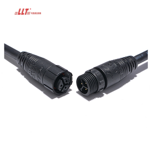 Llt 3pin Led kết nối cáp không thấm nước IP67 nam và nữ 3P LED ánh sáng mở rộng kết nối 3 4 5 Pin cho ngoài trời - Product Image 4