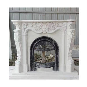 Satılık dekoratif oyma şömine bağlantısız şömine Surround - Product Image 5