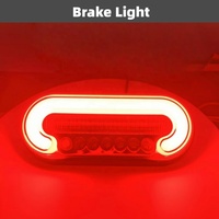 Feu arrière universel à LED style DOT pour camion et remorque 12V 24V, avec clignotant séquentiel, feu stop et marche arrière, ensemble de remplacement