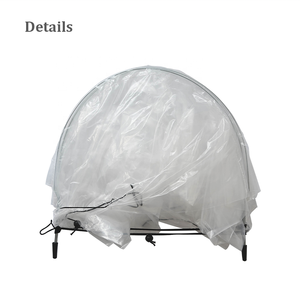Mini-serres de jardin portables écologiques modernes et compactes avec cerceaux en acier galvanisé - Product Image 4