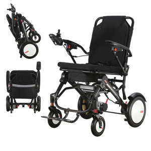 Di lusso portatile pieghevole sedia a rotelle elettrica leggera pieghevole in fibra di carbonio sedia a rotelle elettrica per disabili - Product Image 1