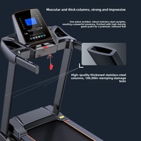 Tapis de course pliable intelligent pour la maison avec support tablette, équipement d'exercice multifonctionnel et silencieux pour intérieur