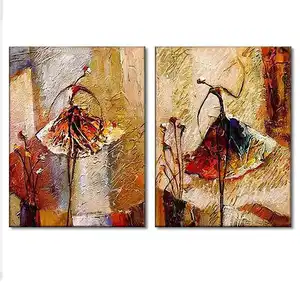 Moderna astratta famosa Ballerina fatta a mano Ballerina Ballerina ragazza arte pittura a olio su tela - Product Image 1