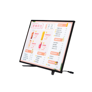 Siêu mỏng LED chiếu sáng menu ánh sáng Hộp Thanh truy cập thường vụ giá danh sách hiển thị đứng quảng cáo LED hộp Đèn - Product Image 5