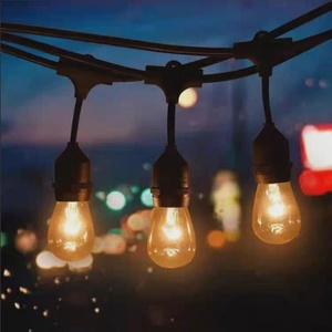 220V ngoài trời LED bóng đèn dây tóc chuỗi đèn phổ biến S14 E26 <span class=keywords><strong>E27</strong></span> ổ cắm Patio trang trí Giáng sinh ngoài trời chiếu sáng trang trí - Product Image 5