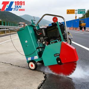 Coupe-asphalte et béton autoporté avec poignée réglable en hauteur, pour blocs muraux, routes, sols, surface plane, composant principal du moteur - Product Image 4