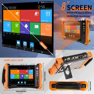 Тестер IP-камеры CCTV 8MP AHD CVI TVI SDI, цифровой мультиметр, оптический измеритель мощности, визуальный локатор неисправностей Tdr, кабельный тест - Product Image 5